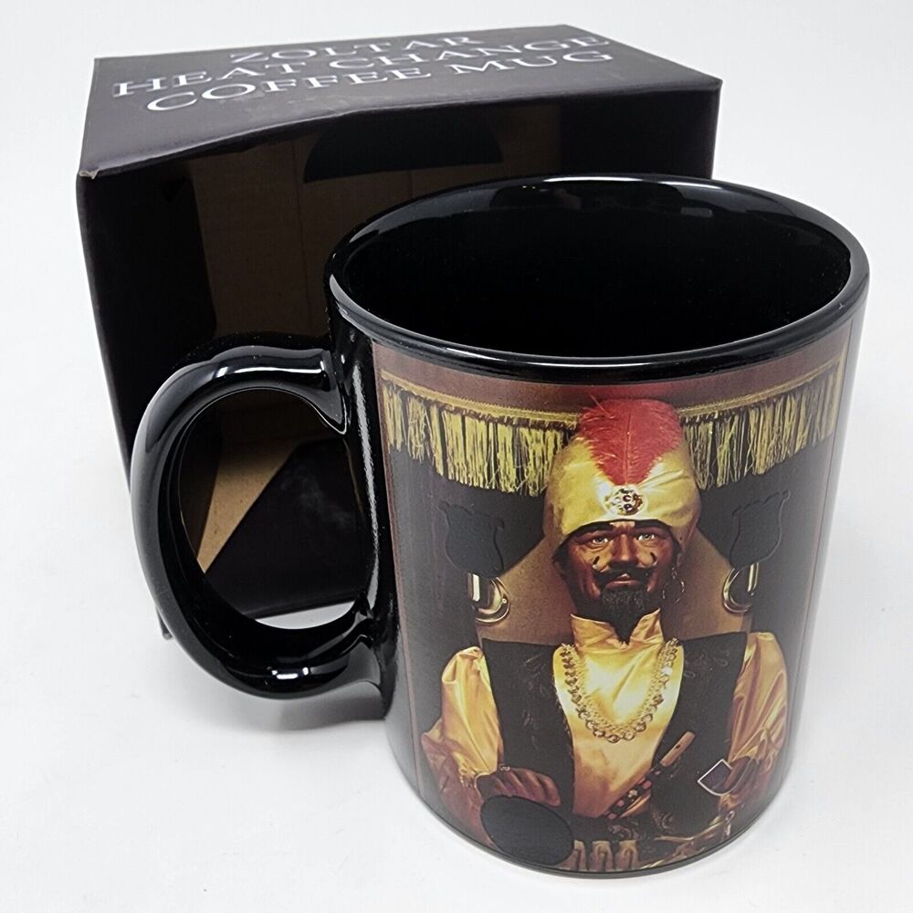 Zoltar Mug Color Changing Your Wish Is Granted Ceramic Coffee Cup NIB